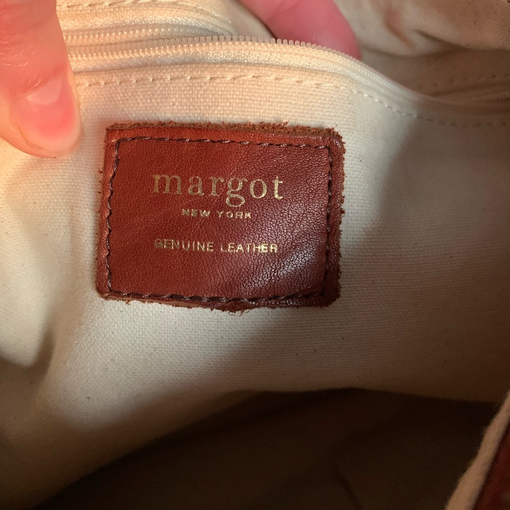 Margot Brown Leather Crossbody Bag - Picture 2 of 12